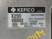 2016 Kia Forte PCM Engine Control Computer ECU ECM PCU OEM P/N:39133-2EYE1 Fits OEM Used Auto Parts