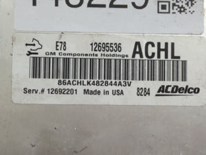 2017-2021 Chevrolet Trax PCM Engine Control Computer ECU ECM PCU OEM P/N:12668986 12670309 Fits Fits 2017 2018 2019 2020 2021 OEM Used Auto Parts