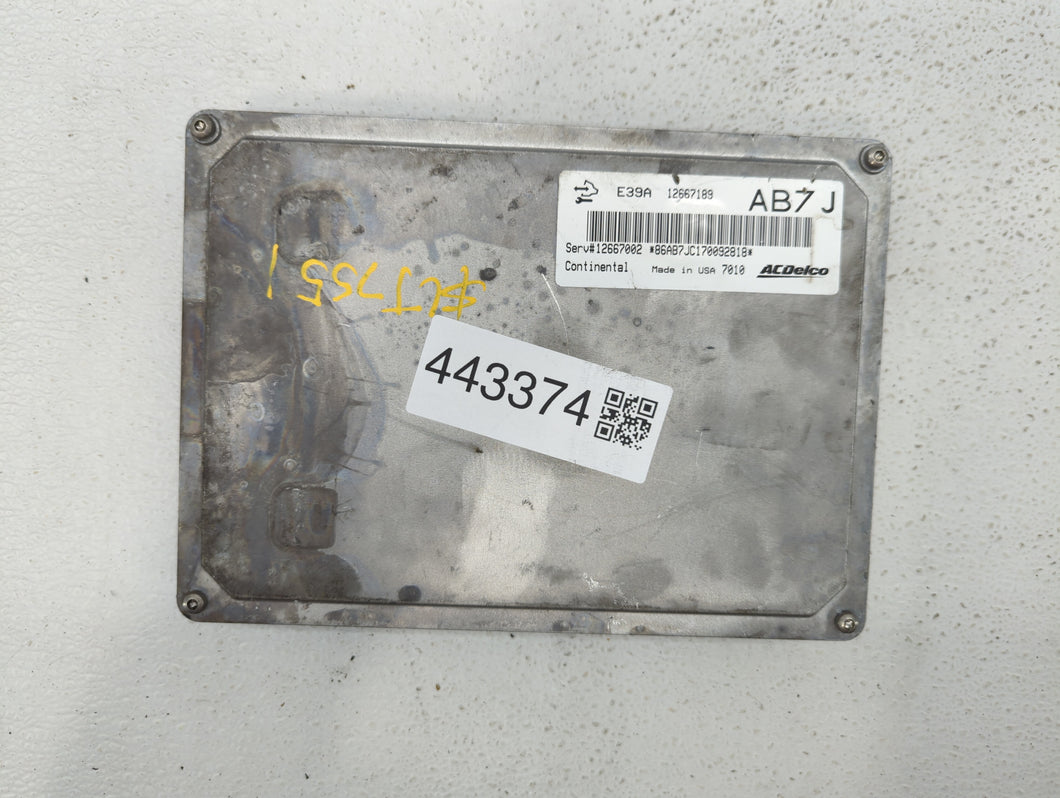 2017 Chevrolet Equinox PCM Engine Control Computer ECU ECM PCU OEM P/N:12667189 12667002, 12685918 Fits Fits 2018 2019 2020 OEM Used Auto Parts