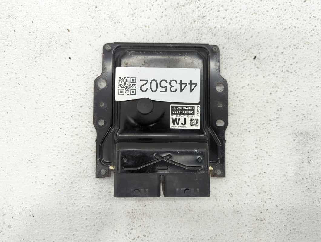 2015 Subaru Legacy PCM Engine Control Computer ECU ECM PCU OEM P/N:22765AF35C Fits OEM Used Auto Parts