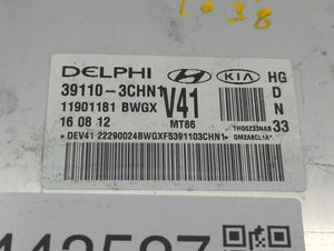 2012-2014 Hyundai Azera PCM Engine Control Computer ECU ECM PCU OEM P/N:39110-3CHN Fits Fits 2012 2013 2014 OEM Used Auto Parts