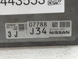 2014 Nissan Murano PCM Engine Control Computer ECU ECM PCU OEM P/N:NEC003-690 Fits OEM Used Auto Parts