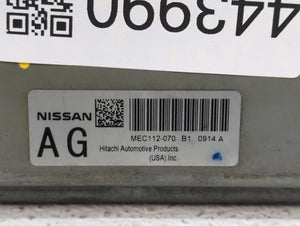 2011-2013 Nissan Altima PCM Engine Control Computer ECU ECM PCU OEM P/N:MEC114-100 B1 MEC112-130 B1 Fits Fits 2011 2012 2013 OEM Used Auto Parts