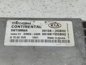 2015 Kia Optima PCM Engine Control Computer ECU ECM PCU OEM P/N:39108-2GBH2 39138-2GBH2 Fits OEM Used Auto Parts