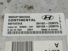 2014-2016 Hyundai Elantra PCM Engine Control Computer ECU ECM PCU OEM P/N:39103-2EMY5 39102-2EMY5 Fits Fits 2014 2015 2016 OEM Used Auto Parts