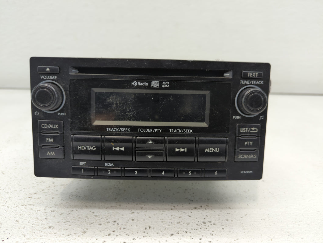 2014 Subaru Forester Radio AM FM Cd Player Receiver Replacement P/N:86201SG600 86201SG620 Fits OEM Used Auto Parts