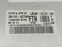 2015-2017 Hyundai Azera PCM Engine Control Computer ECU ECM PCU OEM P/N:39110-3CTN2 39110-3CTN1 Fits Fits 2015 2016 2017 OEM Used Auto Parts