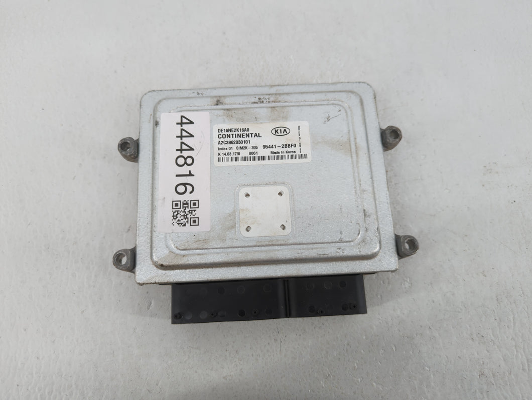 2017 Kia Niro PCM Engine Control Computer ECU ECM PCU OEM P/N:95441-2BBF0 Fits OEM Used Auto Parts