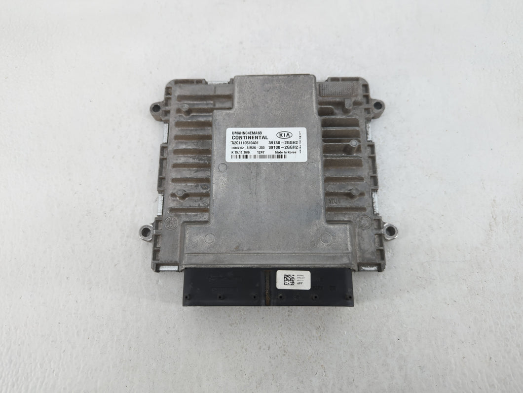 2016-2018 Kia Sorento PCM Engine Control Computer ECU ECM PCU OEM P/N:39130-2GGH2 39170-2EFE1 Fits Fits 2016 2017 2018 OEM Used Auto Parts