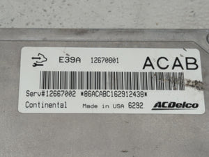 2017 Gmc Terrain PCM Engine Control Computer ECU ECM PCU OEM P/N:12667189 12667002, 12685918, 12670801 Fits Fits 2018 2019 2020 OEM Used Auto Parts