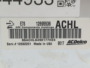 2017-2021 Buick Encore PCM Engine Control Computer ECU ECM PCU OEM P/N:12692201 12695536 Fits Fits 2017 2018 2019 2020 2021 OEM Used Auto Parts