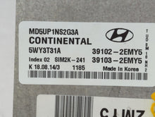 2015 Hyundai Elantra PCM Engine Control Computer ECU ECM PCU OEM P/N:39102-2EMY5 39103-2EMY5 Fits OEM Used Auto Parts