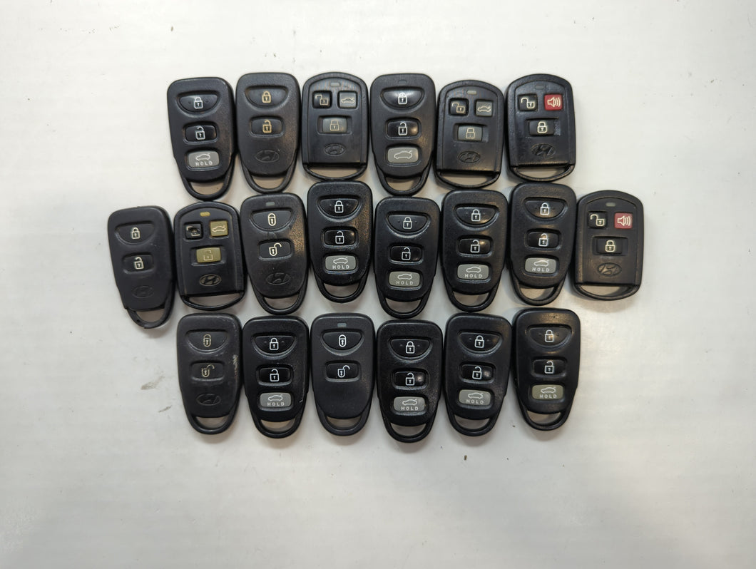 Lot of 20 Hyundai Keyless Entry Remote Fob UNKNOWN UNKNOWN