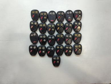 Lot of 25 Chevrolet Keyless Entry Remote Fob KOBUT1BT | N5F250738 |