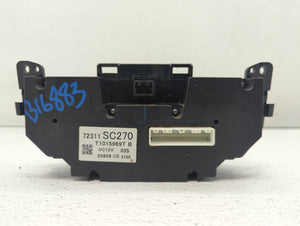 2013 Subaru Forester Climate Control Module Temperature AC/Heater Replacement P/N:72311SC011 72311SC270 Fits OEM Used Auto Parts