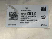 2017-2019 Chevrolet Cruze PCM Engine Control Computer ECU ECM PCU OEM P/N:12692812 12669908 Fits OEM Used Auto Parts