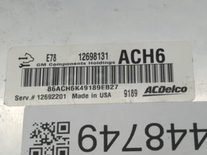 2017-2021 Chevrolet Trax PCM Engine Control Computer ECU ECM PCU OEM P/N:12692201 12697718 Fits Fits 2017 2018 2019 2020 2021 OEM Used Auto Parts