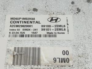 2014-2016 Hyundai Elantra PCM Engine Control Computer ECU ECM PCU OEM P/N:39101-2EML6 39100-2EML6 Fits Fits 2014 2015 2016 OEM Used Auto Parts