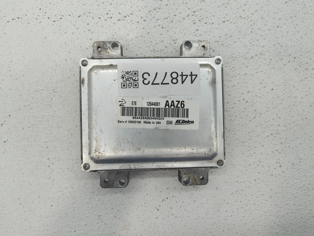 2011 Chevrolet Cruze PCM Engine Control Computer ECU ECM PCU OEM P/N:12642100 12616532, 12640752, 12645606, 12644081 Fits OEM Used Auto Parts