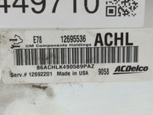 2017-2021 Buick Encore PCM Engine Control Computer ECU ECM PCU OEM P/N:12692201 12697718 Fits Fits 2017 2018 2019 2020 2021 OEM Used Auto Parts