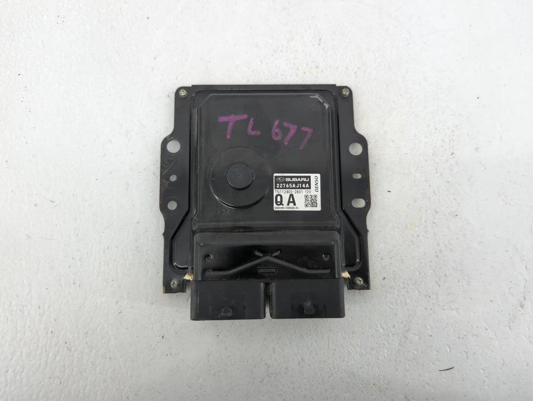 2016 Subaru Legacy PCM Engine Control Computer ECU ECM PCU OEM P/N:22765AJ14A Fits OEM Used Auto Parts