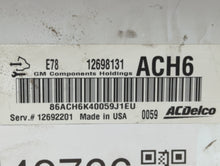 2017-2021 Buick Encore PCM Engine Control Computer ECU ECM PCU OEM P/N:12692201 12697718 Fits Fits 2017 2018 2019 2020 2021 OEM Used Auto Parts