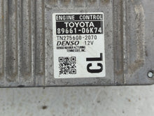 2012-2014 Toyota Camry PCM Engine Control Computer ECU ECM PCU OEM P/N:89661-06K63 89661-06K64 Fits Fits 2012 2013 2014 OEM Used Auto Parts