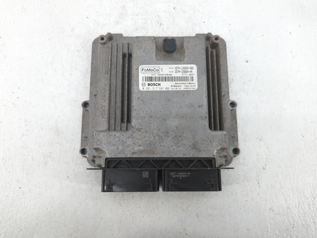 2017-2019 Ford Fusion PCM Engine Control Computer ECU ECM PCU OEM P/N:HS7A-12A650-ABB KS7A-12A650-BCA Fits Fits 2017 2018 2019 OEM Used Auto Parts