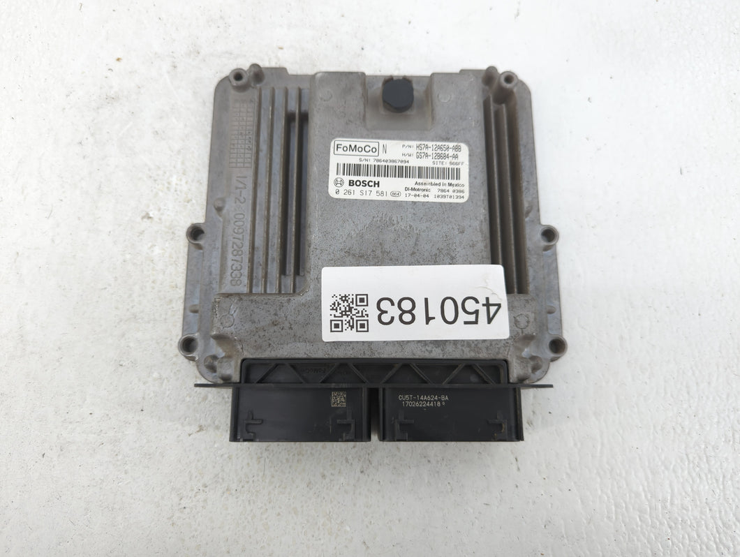 2017-2019 Ford Fusion PCM Engine Control Computer ECU ECM PCU OEM P/N:KS7A-12A650-BCA HS7A-12A650-ABB Fits Fits 2017 2018 2019 OEM Used Auto Parts