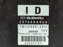 2010 Subaru Legacy PCM Engine Control Computer ECU ECM PCU OEM P/N:22765AA02B 22765AA02A, 22765AA02C Fits OEM Used Auto Parts