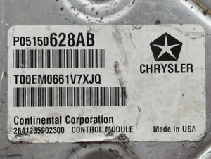 2011 Chrysler 200 PCM Engine Control Computer ECU ECM PCU OEM P/N:P05150855AC P68057013AF, P05150628AB, P68057013AD Fits OEM Used Auto Parts