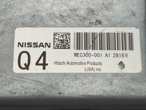 2013-2014 Nissan Altima PCM Engine Control Computer ECU ECM PCU OEM P/N:MEC300-001 A1 MEC300-042 A1 Fits Fits 2013 2014 OEM Used Auto Parts