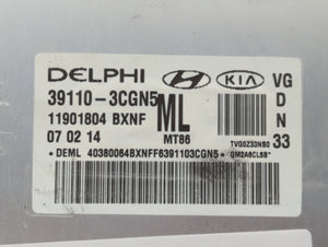 2014-2016 Kia Cadenza PCM Engine Control Computer ECU ECM PCU OEM P/N:39110-3CGN9 39110-3CGN8 Fits Fits 2014 2015 2016 OEM Used Auto Parts