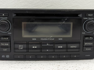 2012 Subaru Forester Radio AM FM Cd Player Receiver Replacement P/N:86201SC620 86201SC601 Fits OEM Used Auto Parts