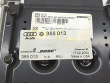 2003-2009 Audi A4 Radio AM FM Cd Player Receiver Replacement P/N:355 013 Fits 2003 2004 2005 2006 2007 2008 2009 OEM Used Auto Parts