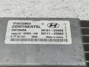 2011-2014 Hyundai Sonata PCM Engine Control Computer ECU ECM PCU OEM P/N:39111-2G664 39101-2G664 Fits Fits 2011 2012 2013 2014 OEM Used Auto Parts