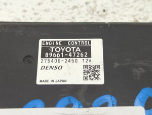 2010 Toyota Prius PCM Engine Control Computer ECU ECM PCU OEM P/N:89661-47261 89661-47262 Fits OEM Used Auto Parts