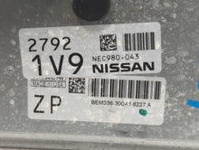 2014-2017 Nissan Versa PCM Engine Control Computer ECU ECM PCU OEM P/N:NEC001-860 NEC980-043 Fits Fits 2014 2015 2016 2017 OEM Used Auto Parts