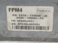 2014-2016 Ford Fusion PCM Engine Control Computer ECU ECM PCU OEM P/N:ES7A-12A650-GF ES7A-12A650-JF Fits Fits 2014 2015 2016 OEM Used Auto Parts