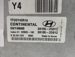 2011-2015 Hyundai Sonata PCM Engine Control Computer ECU ECM PCU OEM P/N:39105-2G912 39155-2G912 Fits OEM Used Auto Parts