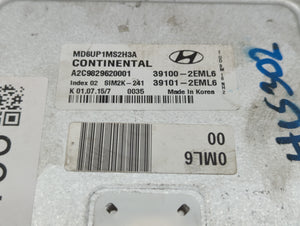 2014-2016 Hyundai Elantra PCM Engine Control Computer ECU ECM PCU OEM P/N:39101-2EML6 39100-2EML6 Fits Fits 2014 2015 2016 OEM Used Auto Parts