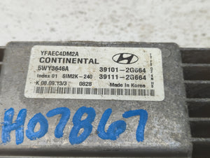 2011-2014 Hyundai Sonata PCM Engine Control Computer ECU ECM PCU OEM P/N:39111-2G662 39111-2G663 Fits Fits 2011 2012 2013 2014 OEM Used Auto Parts