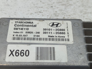 2011-2014 Hyundai Sonata PCM Engine Control Computer ECU ECM PCU OEM P/N:39111-2G660 39101-2G660 Fits Fits 2011 2012 2013 2014 OEM Used Auto Parts