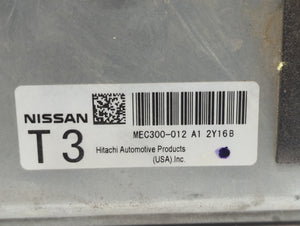 2013-2014 Nissan Altima PCM Engine Control Computer ECU ECM PCU OEM P/N:MEC300-012 BEM400-300 A1, NEC012-037 Fits Fits 2013 2014 OEM Used Auto Parts