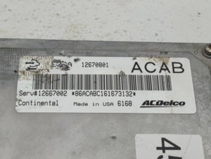 2017-2020 Chevrolet Impala PCM Engine Control Computer ECU ECM PCU OEM P/N:12667002 12666068 Fits Fits 2017 2018 2019 2020 OEM Used Auto Parts