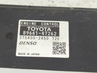 2010 Toyota Prius PCM Engine Control Computer ECU ECM PCU OEM P/N:89661-47261 89661-47262 Fits OEM Used Auto Parts - Oemusedautoparts1.com