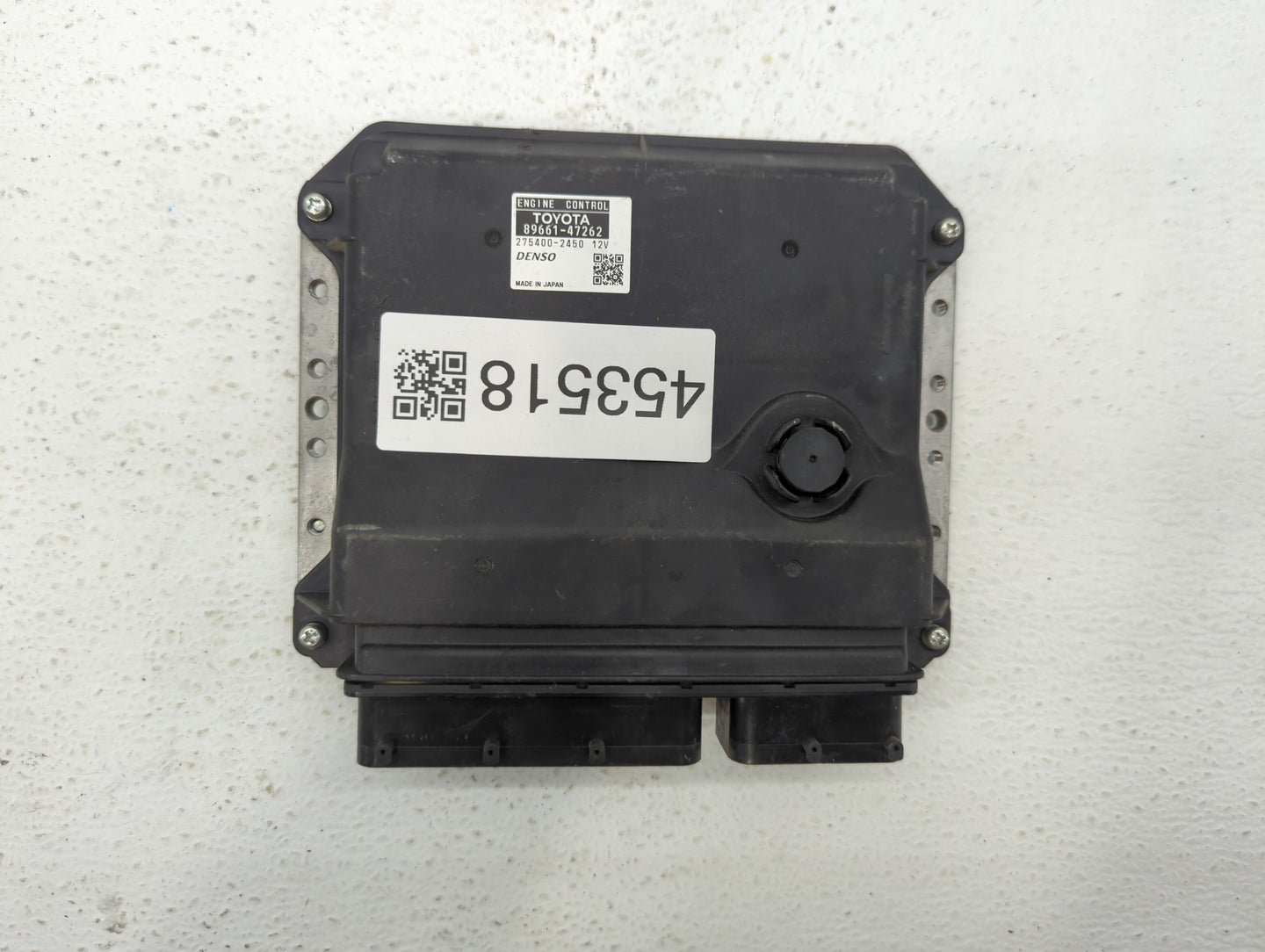 2010 Toyota Prius PCM Engine Control Computer ECU ECM PCU OEM P/N:89661-47261 89661-47262 Fits OEM Used Auto Parts - Oemusedautoparts1.com