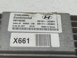 2011-2014 Hyundai Sonata PCM Engine Control Computer ECU ECM PCU OEM P/N:39111-2G661 39101-2G661 Fits Fits 2011 2012 2013 2014 OEM Used Auto Parts