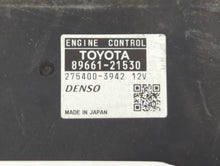 2011 Scion Tc PCM Engine Control Computer ECU ECM PCU OEM P/N:89661-21530 Fits OEM Used Auto Parts