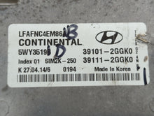 2015-2017 Hyundai Sonata PCM Engine Control Computer ECU ECM PCU OEM P/N:39111-2GGK0 39101-2GGK0 Fits Fits 2015 2016 2017 OEM Used Auto Parts